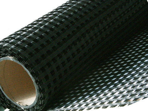 Warp kintted polyester biaxial geogrid